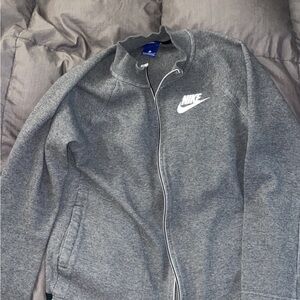 Nike Heather Gray Track Jacket